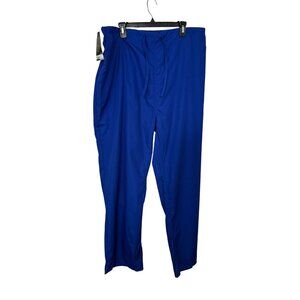 Natural Uniforms 2X Royal Blue Elastic Waist & Drawstring Scrub Pants P101 Style
